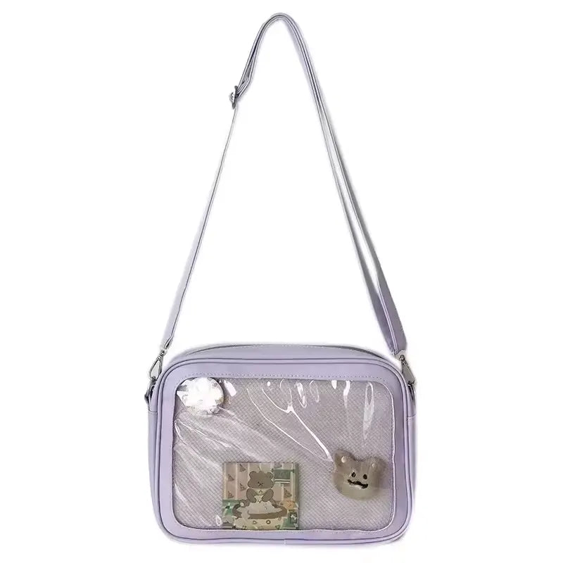 Transparent Lolita Messenger Shoulder Bag & Crossbody Bag