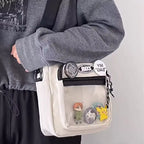 Transparent Pocket Crossbody Bags For Women and Men