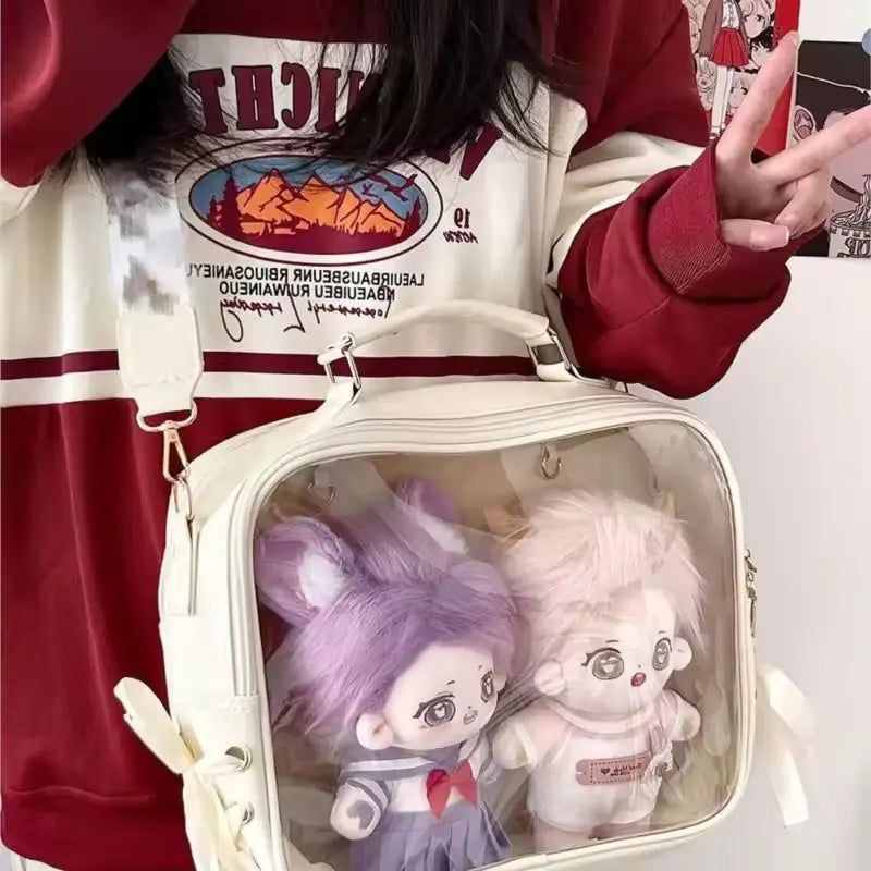 Women’s Multifunction Backpack Crossbody Doll Bag